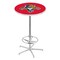 Holland Bar Stool Co 42" Chrome Florida Panthers Pub Table L216C4228FlaPan - alternate 1
